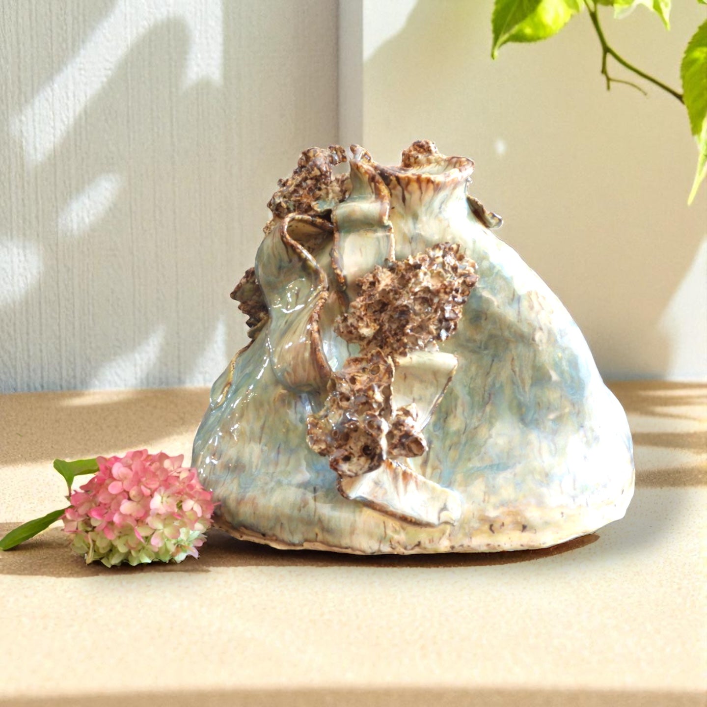 Burnt Offerings // Hydrangeas Sculptural Vase - 23 Pots