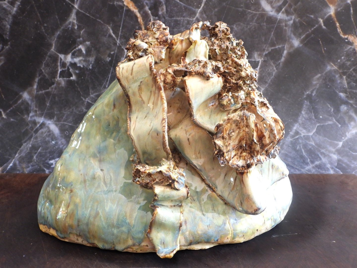 Burnt Offerings // Hydrangeas Sculptural Vase - 23 Pots