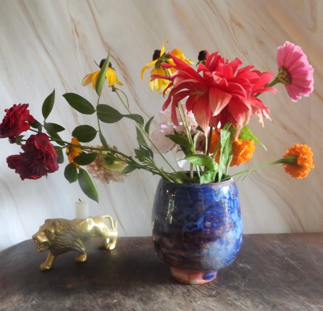 Milky Way Vase // Handmade Ceramic Vase // Blue Flower Vase - 23 Pots