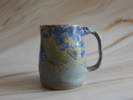 Mugs for Making Magic // Large Blue Handmade Ceramic Mug - 23 Pots