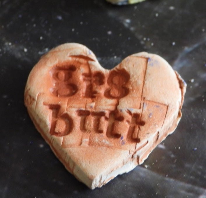 Pocket-Sized Love Notes // Pottery Sweethearts // Ceramic Love Notes