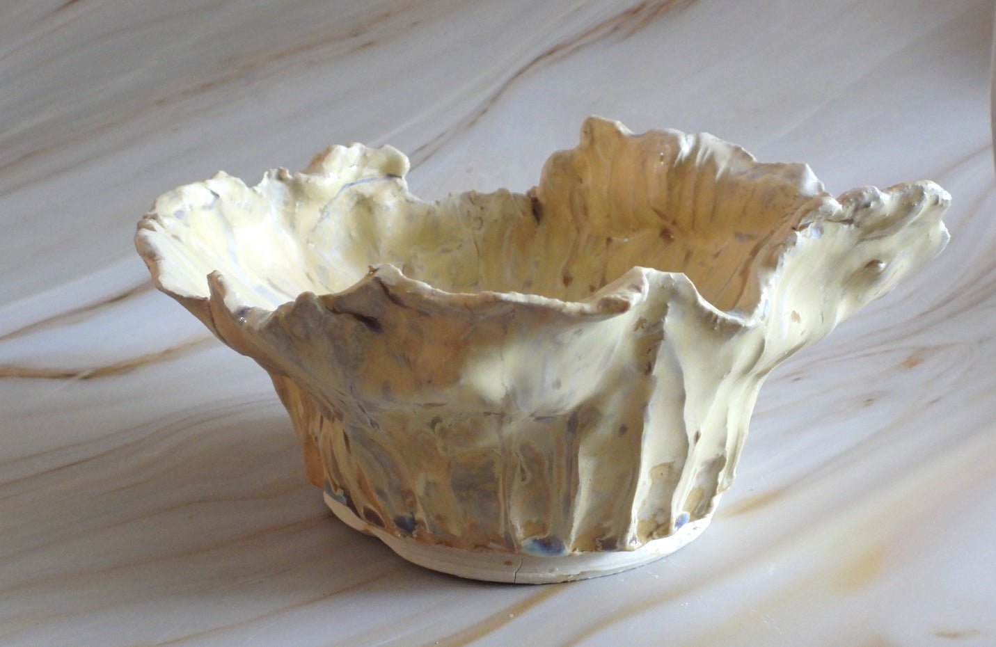 Scoop and Snack Set // Small Pottery Bowl Duo