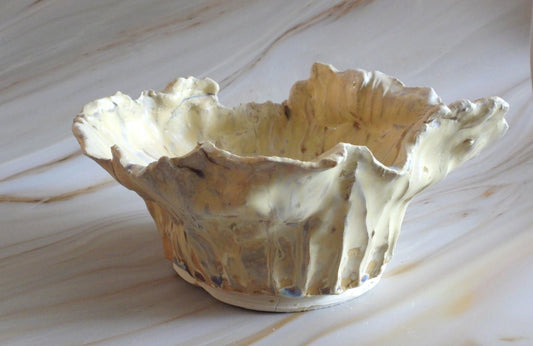 Scoop and Snack Set // Small Pottery Bowl Duo