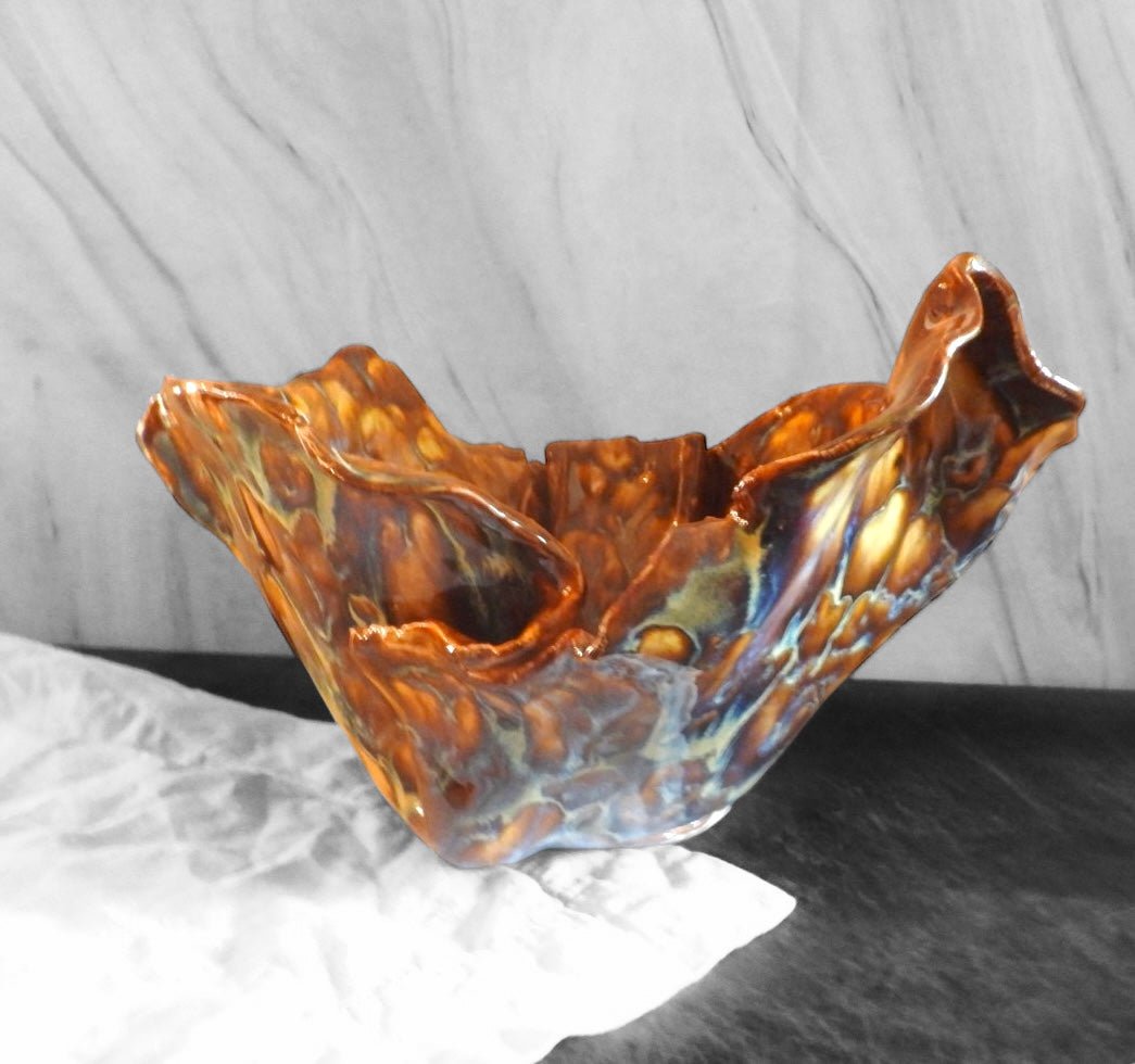 The Diva Dish // Dramatic Sculptural Bowl // Handmade Ceramic Art - 23 Pots