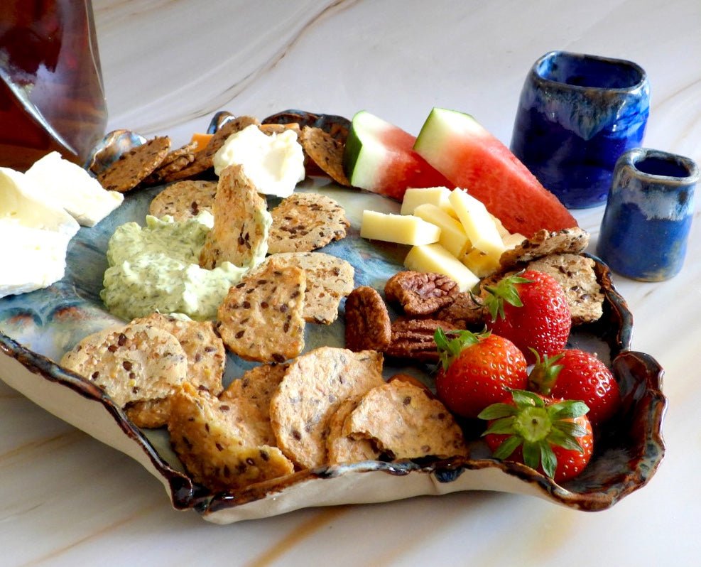 The Party Ready Set // Wavy Ceramic Serving Set