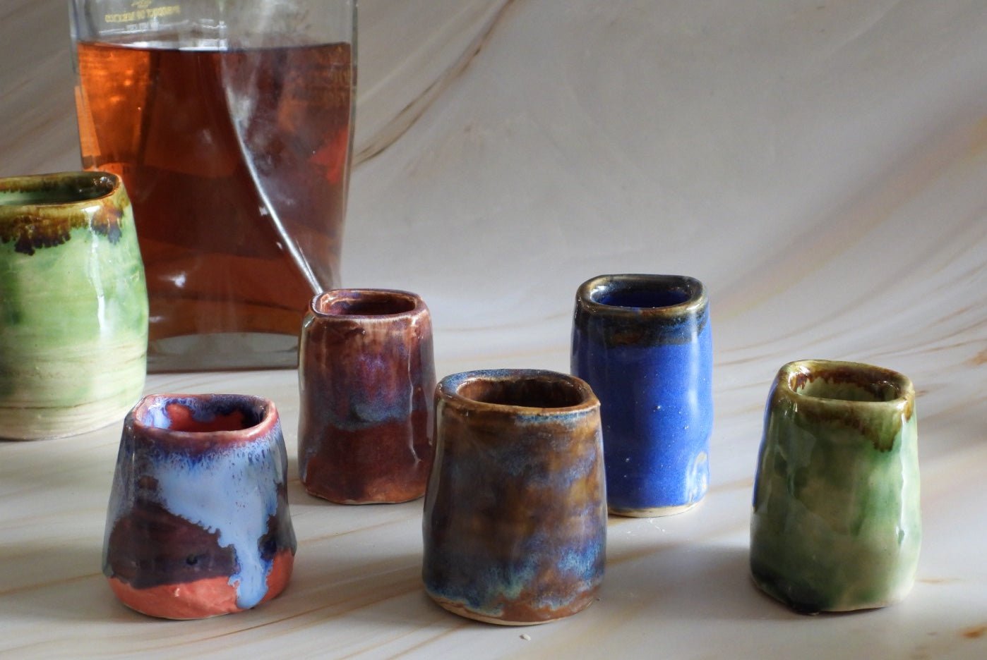 Sip Set // Ceramic Shot Glass Set (4-Pack)