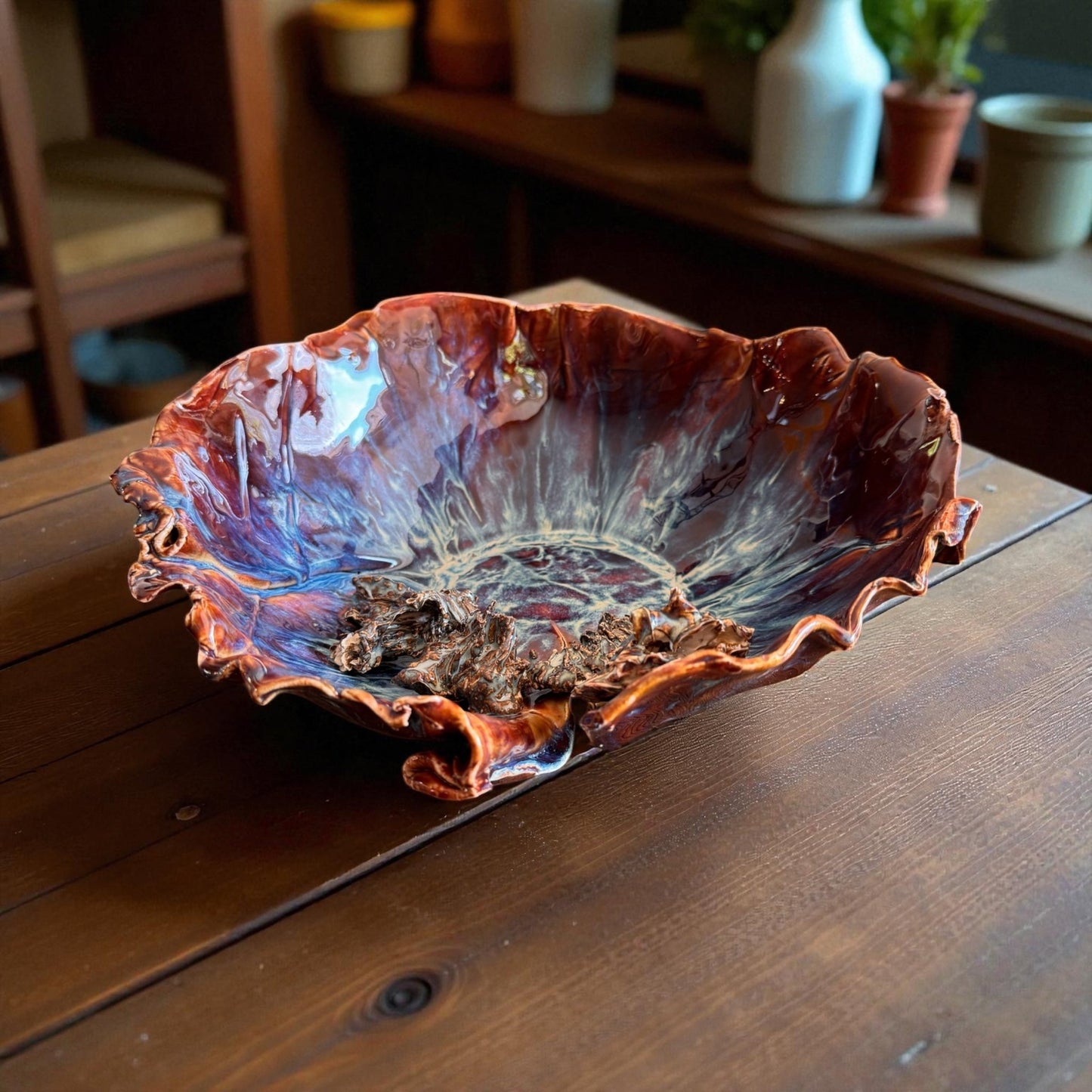 Bloom After Fire // Decorative Handmade Bowl - 23 Pots