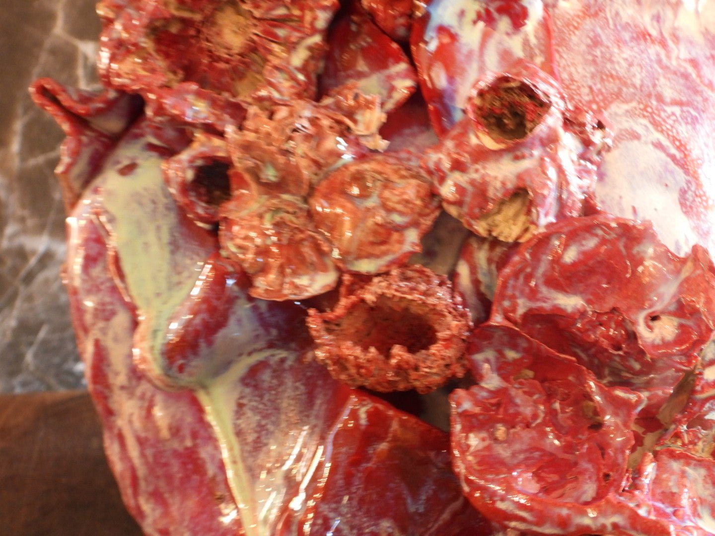 Burnt Offerings Roses Sculptural Vase // Unique Ceramic Art - 23 Pots