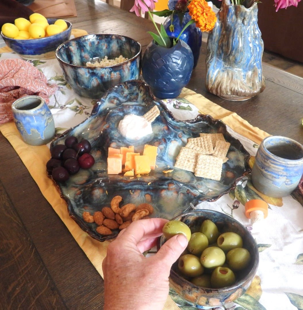 (Giant Charcuterie Board // Extra Large Ceramic Platter // Handmade in Canada - 23 Pots